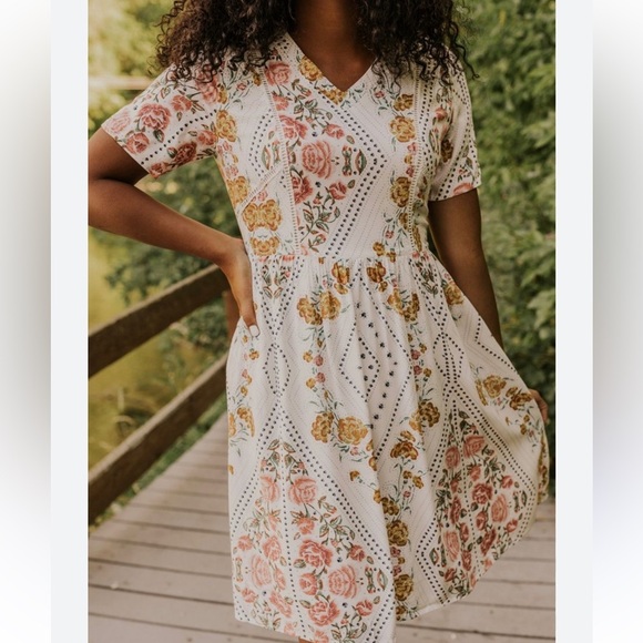 Roolee Dresses & Skirts - Roolee Floral Cottagecore Dress Size M | Modest Spring Summer Style